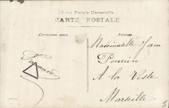 CPA Fantaisie Paques Poisson Femme 