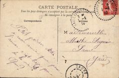 CPA Fantaisie Paques Poisson Femme 
