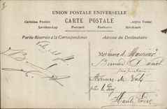 CPA Fantaisie Paques Poisson Femme 