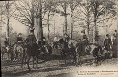 CPA Chasse a courre Foret de Rambouillet Rendez vous aux Buttes de Rochefort 