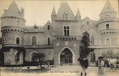 Vintage Postcard Chasse has courre Environs of Vichy Rendez of hunting of Maulmont