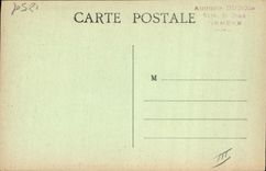 Vintage Postcard Chasse has courre Foret of Villers Cotterets Equipage Menier Hallali of stag on a roof has Haramont Chien Dogs