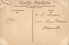 Vintage Postcard Chasse has courre of Compiegne Equipage Olry the pack before the attack Chien Dogs