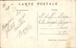 CPA Chasse a courre en Foret de Fontainebleau Le cerf faisant tete aux chiens Chien 