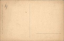 Vintage Postcard Fantasy Illustrator Village under snow