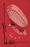Vintage Postcard Fantasy Illustrator Airship Audax Zeppelin