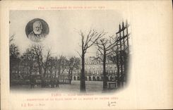 CPA Victor Hugo Centenaire 1802 1902 Paris Place des Vosges Perspective de la Place prise de la maison 