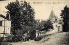 Vintage Postcard Pierre Parcelled out Hendaye House