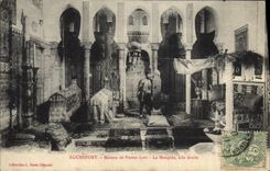 Vintage Postcard Pierre Parcelled out Rochefort House the mosque right wing