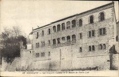 Vintage Postcard Pierre Parcelled out Hendaye the Camino ramparts and the house