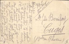 CPA Lamartine par Descaines Chien