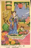 Vintage Postcard Cats Cat Mrs Butterfly