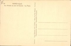 CPA Corrida Course de taureaux Nimes Les arenes un jour de corrida Le Paseo 