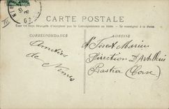 CPA Corrida Course de taureaux Chute du picador 