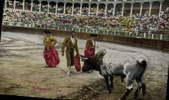 CPA Corrida Course de taureaux Estocada 