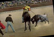 CPA Corrida Course de taureaux Picando 