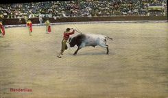 CPA Corrida Course de taureaux Banderillas 