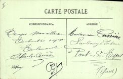 Vintage Postcard Boat Steamer Calais The Queen in the piers