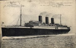 CPA Bateau Paquebot Le Havre Paris 