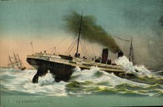 CPA Bateau Paquebot La Provence 