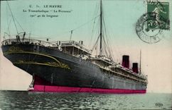 CPA Bateau Paquebot Le Havre La Provence 