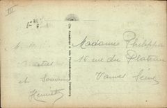 Vintage Postcard Boat Dieppe Steamer Entered of the port Arrived of the Paris Steamer