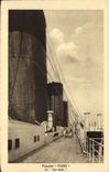 Vintage Postcard Boat Paris Steamer Sun deck
