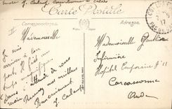 Vintage Postcard Boat Calais Steamer Pas-de-Calais leaving for Dover