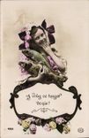 Vintage Postcard Fantasy Poisson April 1st Child