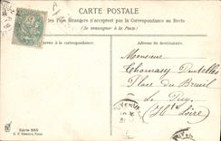 CPA Fantaisie Poisson 1er Avril Homme 