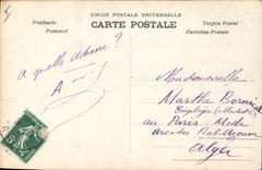 CPA Fantaisie Poisson 1er Avril Homme 