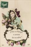 CPA Fantaisie Poisson 1er Avril Enfant 