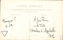 Vintage Postcard Fantaisie Poisson April 1st Femme Fishes