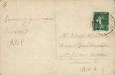 Vintage Postcard Fantaisie Poisson April 1st Enfant Splashes