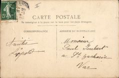 CPA Fantaisie Poisson 1er Avril Femme 