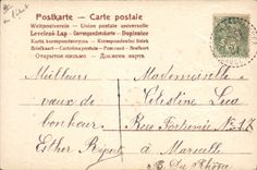 Vintage Postcard Fantasy Poisson April 1st Flowers Swallow