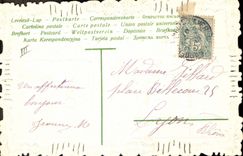 CPA Fantaisie Brodee Poisson 1er Avril 