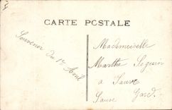CPA Fantaisie Poisson 1er Avril Homme 