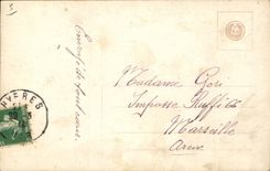 CPA Fantaisie Poisson 1er Avril Homme 