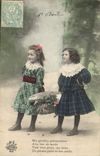 Vintage Postcard Fantasy Poisson April 1st Children