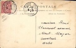 CPA Fantaisie Poisson 1er Avril 