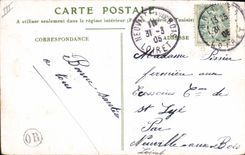 Vintage Postcard Fantasy Poisson April 1st Jockey Equestrian sports