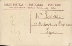 CPA Fantaisie Poisson 1er Avril Femme 