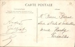 Vintage Postcard Chasse has courre out of Drill of Fontainebleau Before uncoupling it Chiens Dog