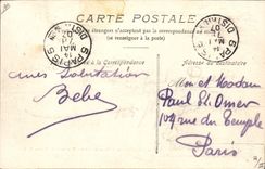 CPA Chasse a courre Foret de Chantilly La meute allant au rendez vous Chiens Chien