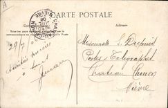 CPA Chasse a courre en foret de Fontainebleau Bat l'eau Chiens Chien