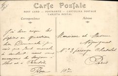 CPA Chasse a courre Chateau de Chantilly Sortie de la meute Chiens Chien