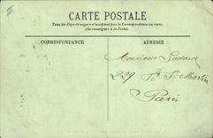 CPA Chasse a courre Compiegne Le cerf traversant la riviere