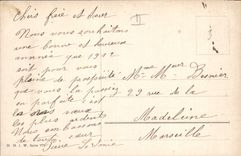 CPA Fantaisie Enfant Souris Bonne annee 