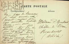 Postal acordar de Lamartine el lago